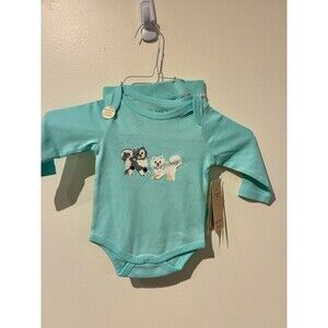NWT Monica & Andy Blue Dog Bodysuit & Pants Outfit - 3-6M